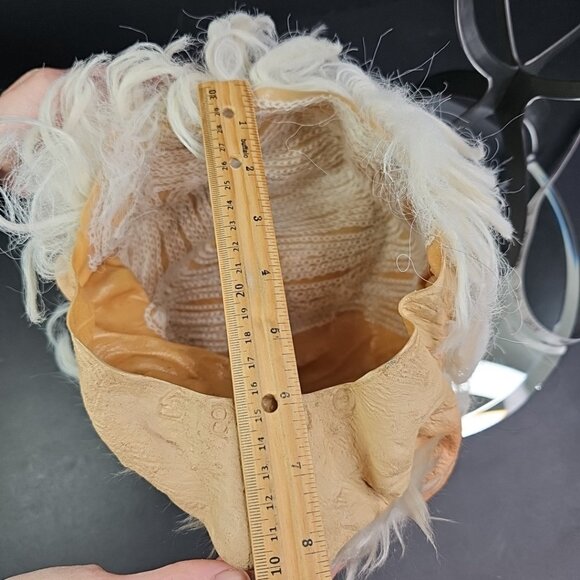 Vintage Cesar 81 Albert Einstein Mask Rubber Latex Halloween Mask One Size Adult - Picture 13 of 16